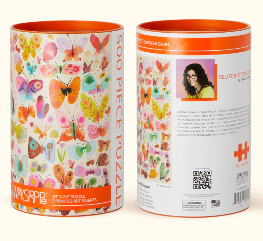 Artwork 500 Piece Cylinder Puzzles