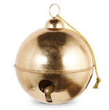 Oversized Gold Metal Jingle Bell Ornaments