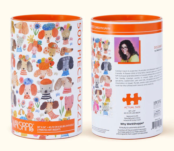 Artwork 500 Piece Cylinder Puzzles