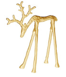 Gold Iron Reindeer