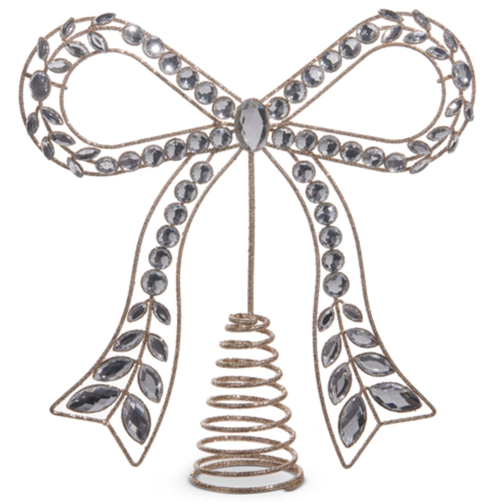 Bejeweled Bow Tree Topper