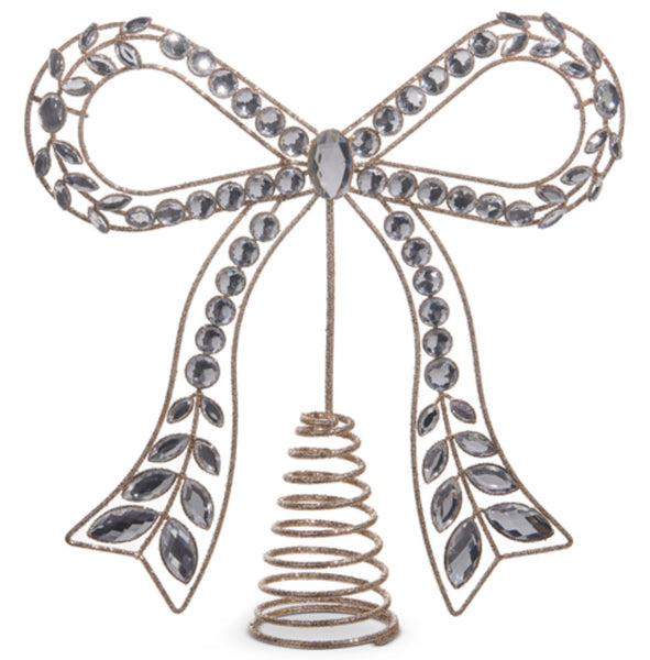 Bejeweled Bow Tree Topper