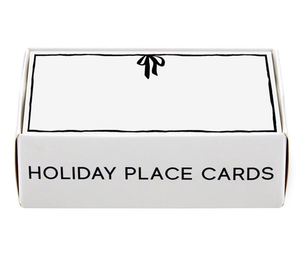 Black Bow Place Cards
