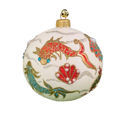 Sea Waves Ornament by JingleNog