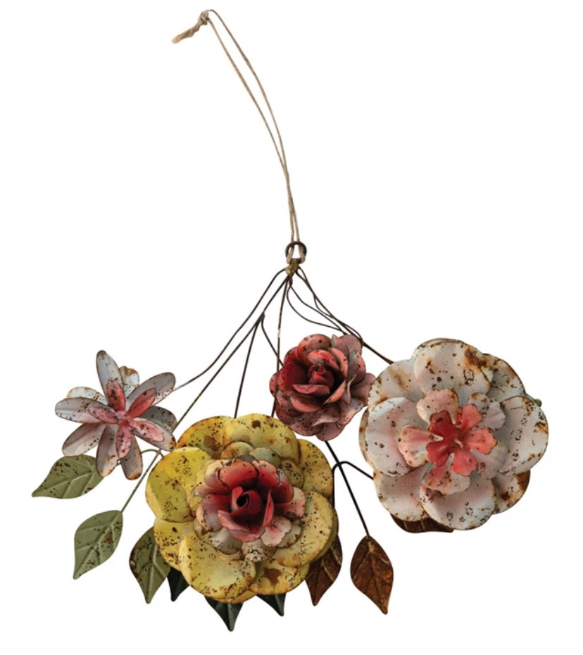Metal Flower Bunch Ornament