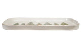 Cutesy Christmas Tree Scalloped Tray