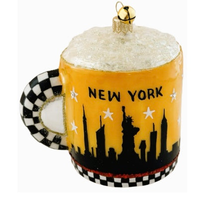 Manhattan Mornings Ornament by JingleNog