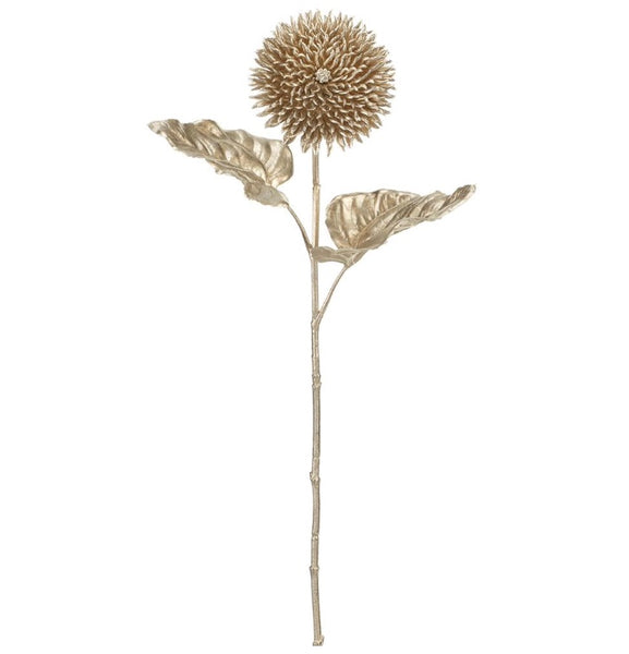 Metallic Sunflower Spray - 23" Gold