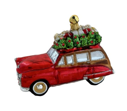 Christmas Cruiser Ornament by JingleNog