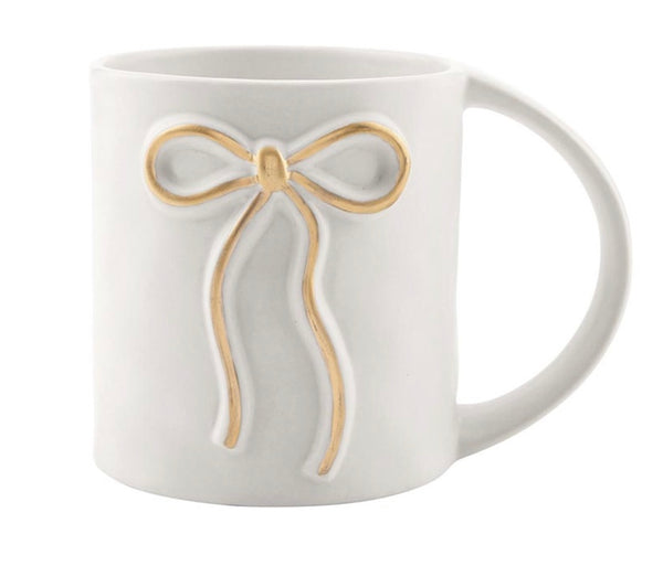 Wide Handled Bow Mugs