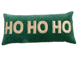 Quilted Ho Ho Ho Lumbar Pillow