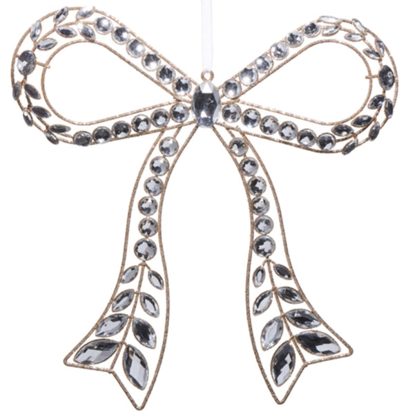 Bejeweled Bow Ornaments