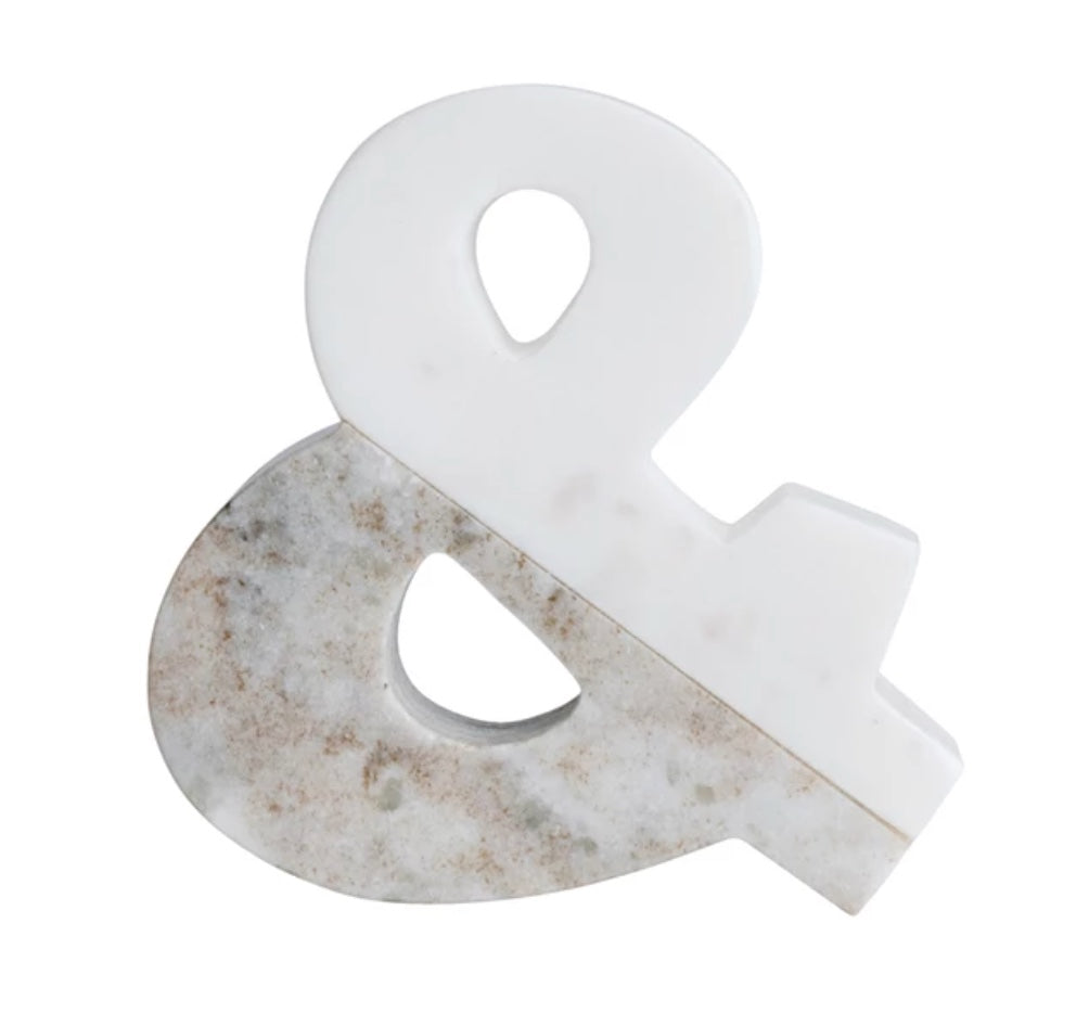 White & Beige Marble