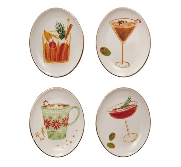 Holiday Cocktail Themed Mini Dishes