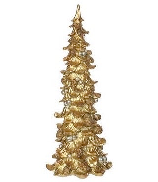 Metallic Gold Pine Tree