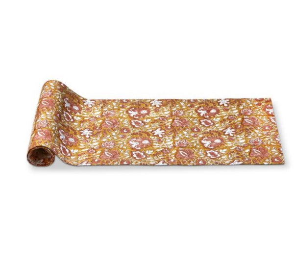 Mia Block Print Table Runner