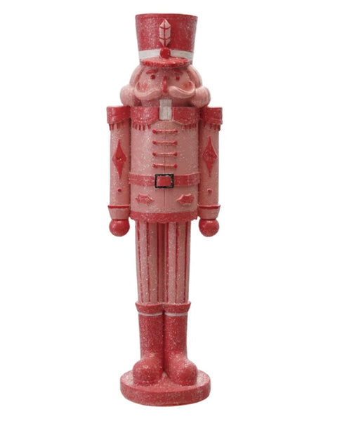 Pink & Red Resin Nutcracker