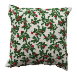 Mistletoe Embroidered Pillow