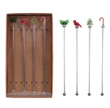 Christmas Icons Cocktail Stirrer Set