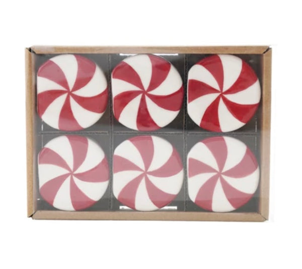 Peppermint Candy Card Holders Set