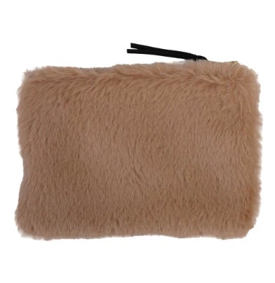 Soft Faux Fur Zipper Bag