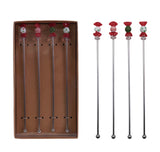 Christmas Candy Cocktail Stirrer Set