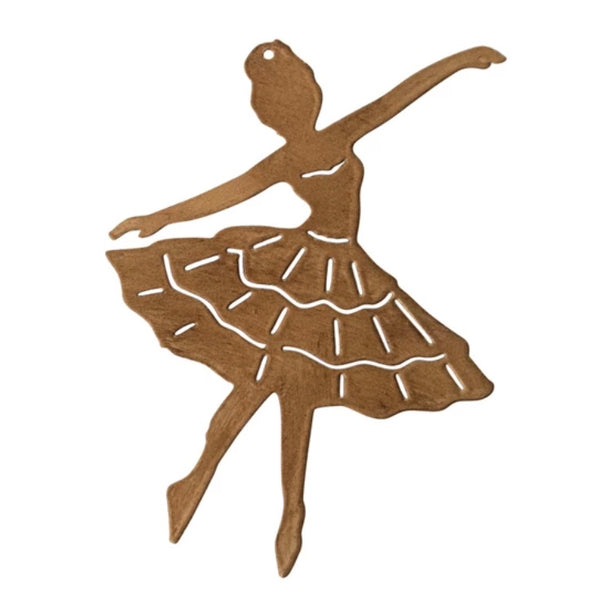 Ballerina Cut-Out Ornaments