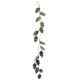 Iced Mint Green Leaf Garland
