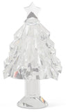 Crystal Glass Christmas Trees w/Star Topper