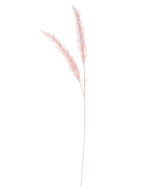 Light Pink Glitter Reed Spray