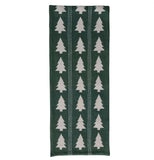 Green & Cream Tree Table Runner