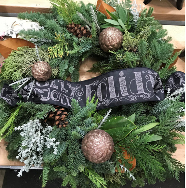 Holiday Wreath Making Class - Kristin Wall 12/4/24