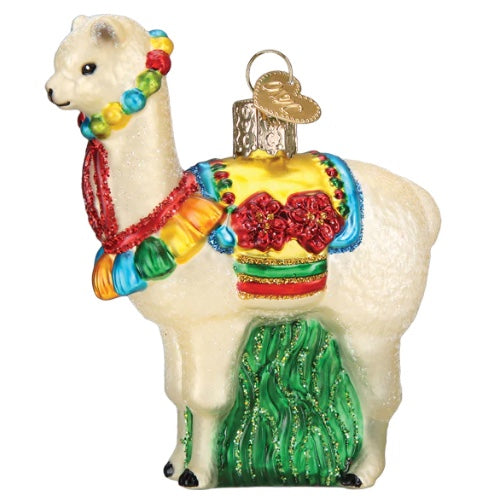 Festive Alpaca by Old World Christmas