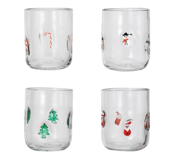 Holiday Icon Drinking Glasses