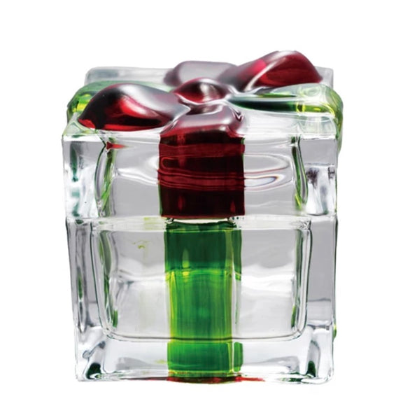 Glass Gift Box Dish
