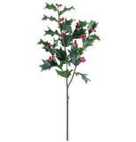 Green Holly Berry Spray - 32