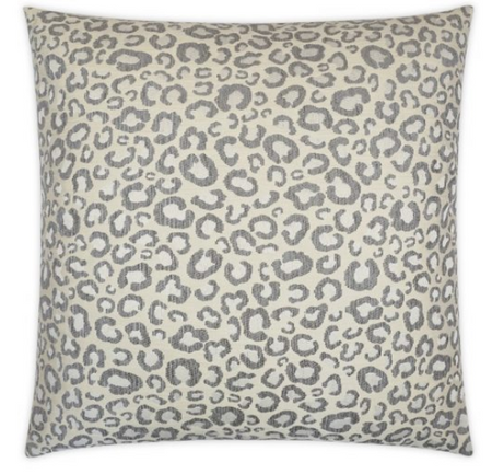 Woven Gray Tassel Pillow