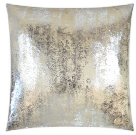 Wool Blend Gray Plaid Pillow