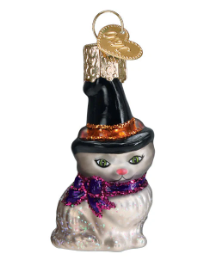 Witch Cat Mini (Gumdrop) by Old World Christmas