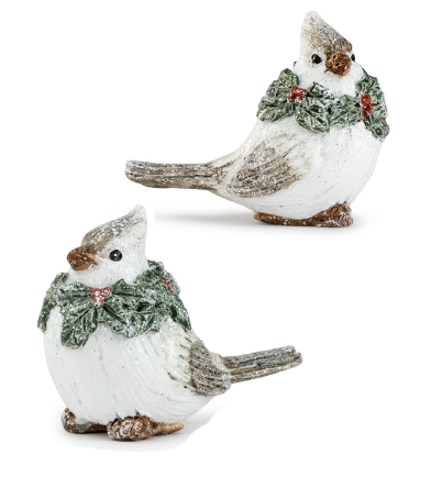 Glitter Birds with Holly Scarf