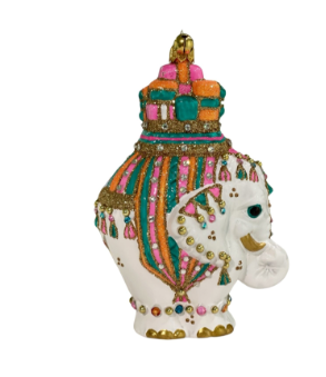 Zoey Ornament by JingleNog - White