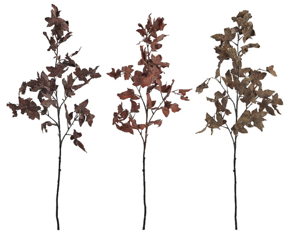 Faux Maple Leaf Spray - 3 Colors