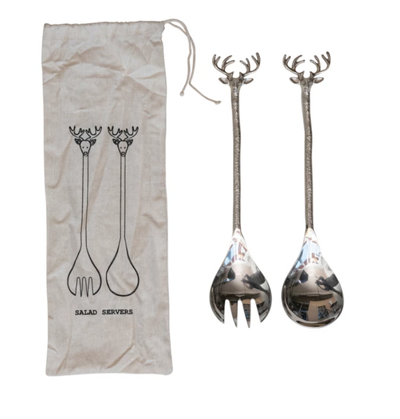 Reindeer Salad Servers