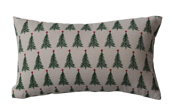 Christmas Tree Lumbar Pillow