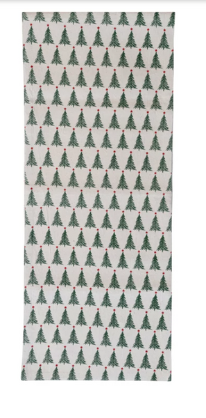 Christmas Tree Printed Table Runner