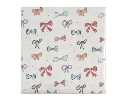 Mixed Bows Paper Dinner Napkins