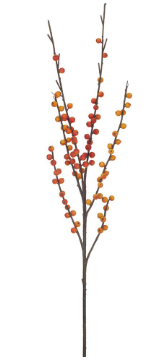 Mixed Orange Berry Spray - 34"