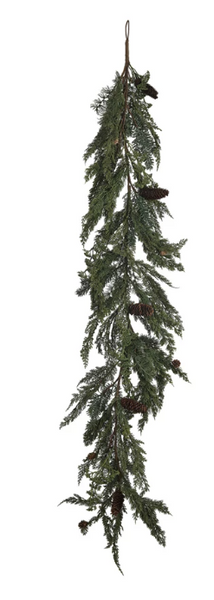 Spruce & Pine Garland w/Pinecones