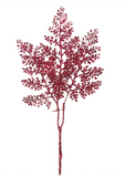 Red Sequin Fern Spray