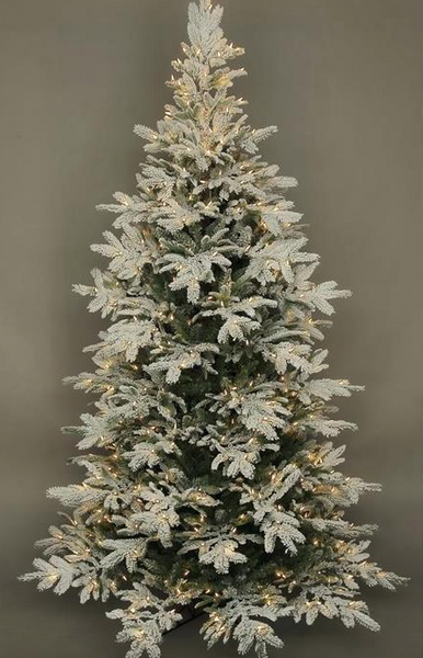 9' Flocked Noble Fir